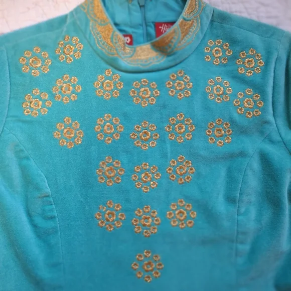 Hippie Shake Sgt Pepper Teal Tunic - Picture 8 of 13